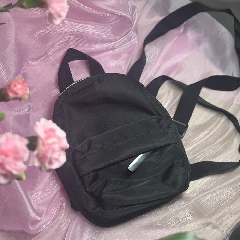 Mini Black Backpack - image 2
